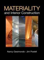 Immagine del venditore per Materiality and Interior Construction venduto da moluna