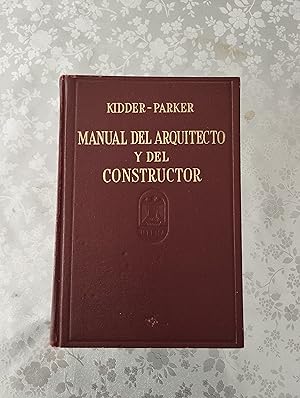 Immagine del venditore per Manual de Arquitecto y del Constructor venduto da Librera La Esconda