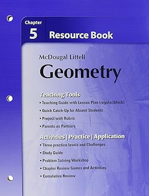 Immagine del venditore per Holt McDougal Larson Geometry: Resource Book: Chapter 5 venduto da ZBK Books