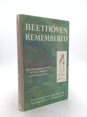 Imagen del vendedor de Beethoven Remembered: The Biographical Notes of Franz Wegeler and Ferdinand Ries (English and German Edition) a la venta por ThriftBooksVintage