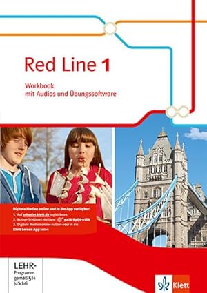 Bild des Verkufers fr Red Line 1: Workbook mit Audios und bungssoftware Klasse 5 (Red Line. Ausgabe ab 2014) zum Verkauf von Rheinberg-Buch Andreas Meier eK