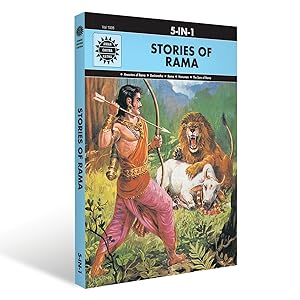 Imagen del vendedor de Stories of Rama: 5-in-1 | Indian Mythology, History & Folktales | Cultural Stories for Kids & Adults | Illustrated Comic Books | Gods & Goddesses | Ramayana | Amar Chitra Katha a la venta por Goodwill of Greater Milwaukee and Chicago