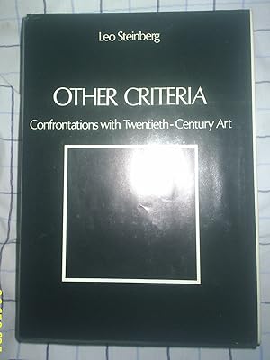 Imagen del vendedor de Other Criteria: Confrontations with Twentieth-Century Art a la venta por Dream Books Co.