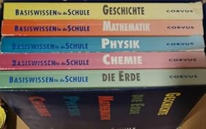 Bild des Verk�ufers f�r Basiswissen f�r die Schule. Geschichte - Die Erde - Mathematik - Physik - Chemie 5 B�nde im Schuber. zum Verkauf von Gabis B�cherlager