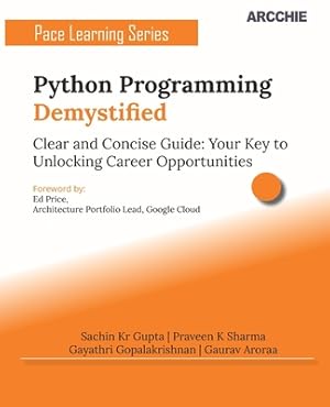 Seller image for Python Programming Demystified (Paperback or Softback) for sale by BargainBookStores