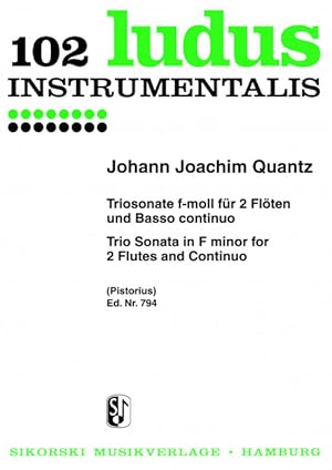 Immagine del venditore per Triosonate venduto da CONTINUO Noten-Buch-Versand