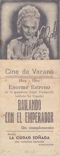 BAILANDO CON EL EMPERADOR - Cine de Verano de Elche (Alicante) - Director: Georg Jacoby - Actores...