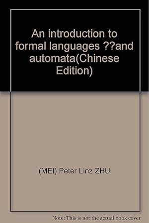Seller image for An introduction to formal languages ??and automata for sale by Goodwill of Silicon Valley
