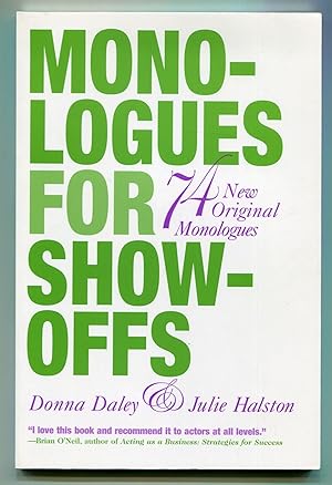 Immagine del venditore per Monologues for Show-Offs venduto da Between the Covers-Rare Books, Inc. ABAA