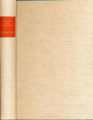 Bild des Verk�ufers f�r Annalen / Annales. Text lat. / dt. Neu �bs. von Adolf Schmidt. zum Verkauf von Versandantiquariat  Rainer W�lfel