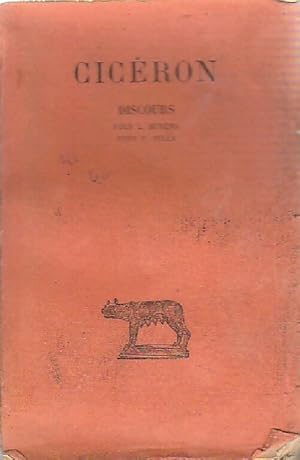 Discours Tome XI : Pour L. Muréna, pour P. Sylla - Cicéron