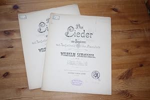 Seller image for Drei Lieder f�r eine Singstimme mit Begleitung des Pianoforte. Op. 20. 2 Hefte (von 3). [1: FEHLT / 2: Liebeszauber / 3: Ein V�glein sang]. for sale by Antiquariat Andree Schulte