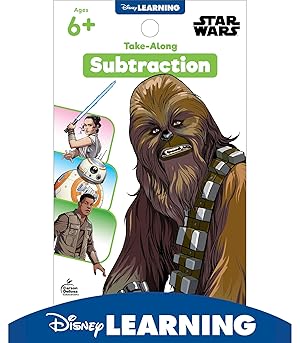 Imagen del vendedor de Disney Learning Star Wars Take-Along Tablet: SubtractionMath Activity Workbook for Subtraction Facts 0-20, Subtracting Through 100, 10-Frames, Mazes, . Ages 6+ (64 pgs) (My Take-Along Tablet) a la venta por clickgoodwillbooks