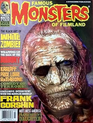 Imagen del vendedor de FAMOUS MONSTERS of FILMLAND No. 215 (NM) a la venta por OUTSIDER ENTERPRISES