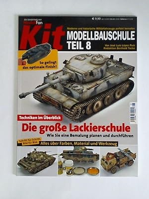Bild des Verkufers fr Kit-Modellbauschule, Teil 8. Moderne und historische Militrfahrzeuge perfekt bemalen zum Verkauf von Celler Versandantiquariat