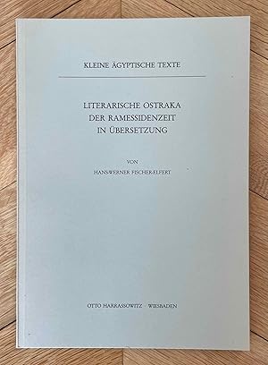 Bild des Verk�ufers f�r Literarische Ostraka der Ramessidenzeit in �bersetzung zum Verkauf von Meretseger Books