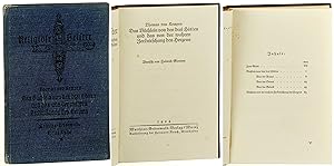 Bild des Verk�ufers f�r Das B�chlein von den drei H�tten und das von der wahren Zerknirschung des Herzens. 1. bis 4. Tsd. zum Verkauf von Antiquariat Lehmann-Dronke
