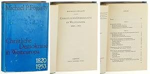 Immagine del venditore per Christliche Demokratie in Westeuropa 1820-1953. venduto da Antiquariat Lehmann-Dronke