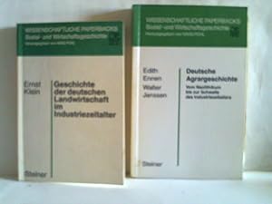 Seller image for Deutsche Agrargeschichte. Vom Neolithikum bis zur Schwelle des Industriezeitalters/ Geschichte der deutschen Landwirtschaft im Industriezeitalter for sale by Antiquariat Librissimo