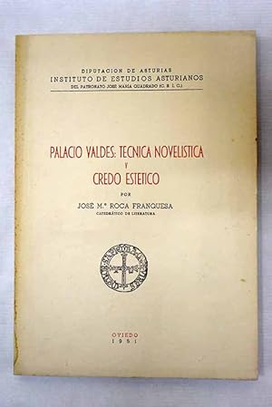 Imagen del vendedor de Palacio Valds a la venta por Alcan Libros