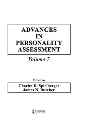 Imagen del vendedor de Advances in Personality Assessment : Volume 7 a la venta por AHA-BUCH GmbH
