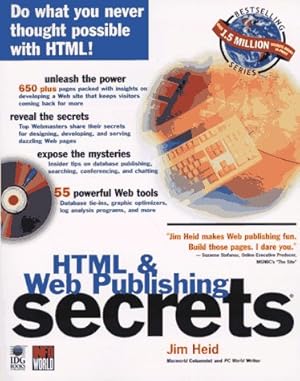 Seller image for Html & Web Publishing Secrets for sale by WeBuyBooks