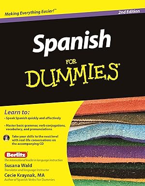 Imagen del vendedor de Spanish For Dummies (For Dummies Series) a la venta por Zoom Books Company
