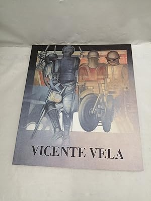 Imagen del vendedor de Vicente Vela. Diez a�os de pintura 1990-2000 (Dedicatoria y firma aut�grafa de Vicente Vela, Cat�logo exposici�n, Madrid 2000) a la venta por Libros Angulo