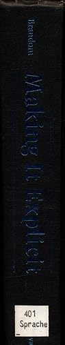 Seller image for Making It Explicit: Reasoning, Representing, and Discursive Commitment for sale by avelibro OHG