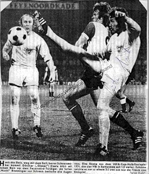 Bild des Verkufers fr Original Autogramm Gnter "Gipser" Eisele VfB Stuttgart /// Autograph signiert signed signee zum Verkauf von Antiquariat im Kaiserviertel | Wimbauer Buchversand