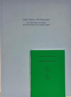 Bild des Verkufers fr AproPOLLINAIRE: Onze mille verbes, cent virgules. Elf Tausend Verben / Ein Hundert Virgeln. (Deutsch / Franz:) zum Verkauf von Buchplatz.ch