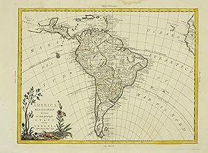 Seller image for America Meridionale divisa ne' suoi principali stati for sale by Bolivar Old Prints Anticuario