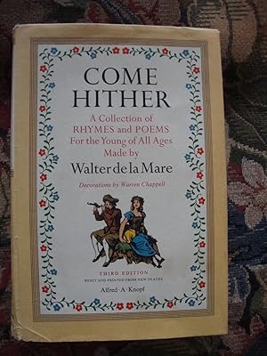 Immagine del venditore per Come Hither: A Collection of Rhymes and Poems for the Young of All Ages venduto da Anne Godfrey