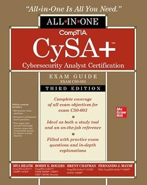 Bild des Verkufers fr Comptia Cysa+ Cybersecurity Analyst Certification Exam Guide - Exam Cs0-002 zum Verkauf von GreatBookPricesUK
