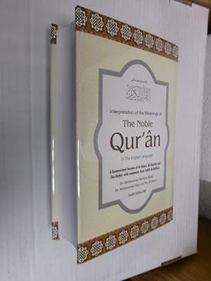 Immagine del venditore per Interpretation of the Meanings of The Noble Quran in the English Language venduto da JW Barker Books & Antiques