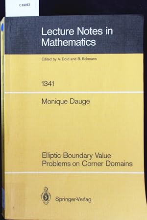 Seller image for Elliptic Boundary Value Problems on Corner Domains. Smoothness and Asymptotics of Solutions. for sale by Antiquariat Bookfarm