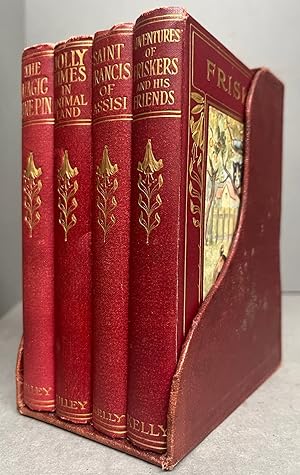 Bild des Verk�ufers f�r THE ADVENTURES OF FRISKERS AND HIS FRIENDS; THE MAGIC NINE-PIN; JOLLY TIMES IN ANIMAL LAND; ST. FRANCIS OF ASSISI (4 Volumes in decorative Display Case) zum Verkauf von Chaucer Bookshop ABA ILAB