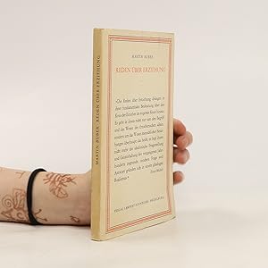 Bild des Verkufers fr Reden ber erziehung zum Verkauf von Bookbot