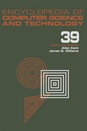 Imagen del vendedor de Encyclopedia of Computer Science and Technology : Supplement 24 a la venta por GreatBookPrices