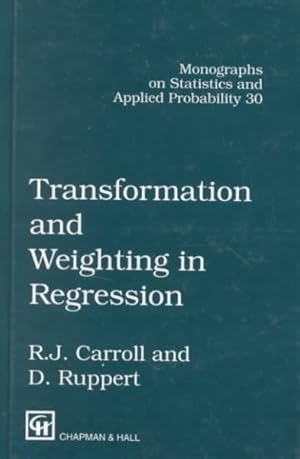 Immagine del venditore per Transformation and Weighting in Regression venduto da GreatBookPrices