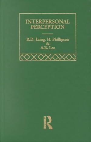 Immagine del venditore per Interpersonal Perception : A Theory and a Method of Research venduto da GreatBookPrices