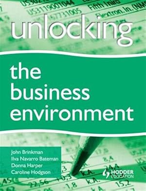 Immagine del venditore per Unlocking the Business Environment venduto da GreatBookPrices