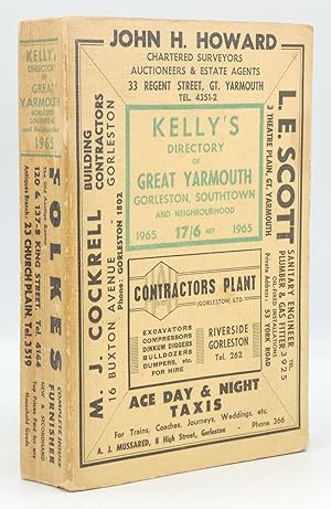 Bild des Verkufers fr Kelly's Directory of Great Yarmouth: Gorleston, Southtown and Neighbourhood 1965 zum Verkauf von Besleys Books  PBFA