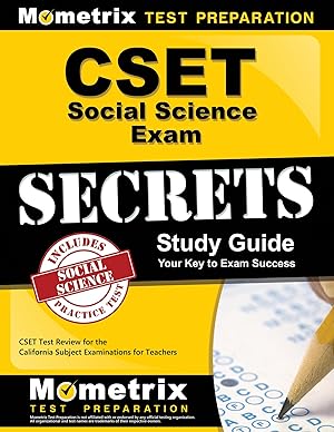 Immagine del venditore per CSET Social Science Exam Secrets Study Guide: CSET Test Review for the California Subject Examinations for Teachers (Mometrix Secrets Study Guides) venduto da -OnTimeBooks-