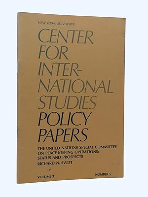 Seller image for The United Nations Special Committee on Peace-Keeping Operations: Status and Prospects for sale by Cox & Budge Books, IOBA