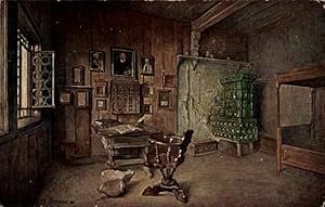 Künstler Ansichtskarte / Postkarte Pierson, Berthold, Eisenach, Wartburg, Lutherstube