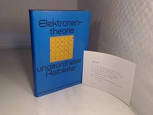 Bild des Verk�ufers f�r Elektronentheorie ungeordneter Halbleiter. zum Verkauf von Antiquariat Silvanus - Inhaber Johannes Schaefer
