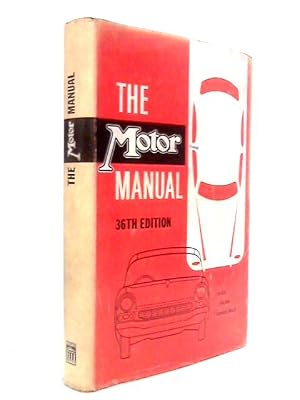 Bild des Verk�ufers f�r The Motor Manual zum Verkauf von World of Rare Books