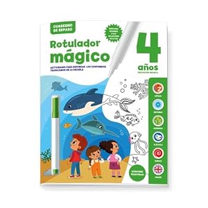 Bild des Verk�ufers f�r CUADERNO DE REPASO 4 A�OS - ROTULADOR MAGICO zum Verkauf von Libros Tobal