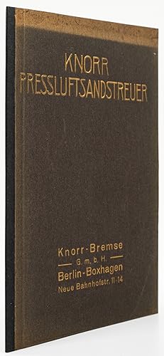 Knorr Preßluftsandstreuer Bauart S.1. -